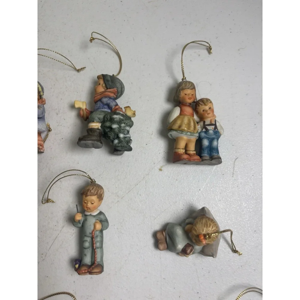 Berta Hummel Christmas Ornaments Figurines Goebel Set Of 14 1990's